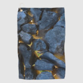 Eine Steinmauer im kroatischen Stil Golfhandtuch (Vorderseite)