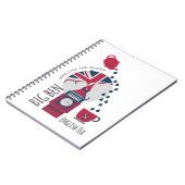 Eine Stelle des englischen Tees Notizblock (Linke Seite)