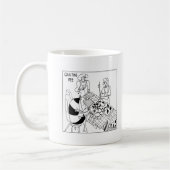 Eine steppende Biene Kaffeetasse (Links)