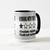 Eine Sternbewertung Tasse (VorderseiteRechts)