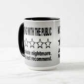 Eine Sternbewertung Tasse (Vorderseite Links)