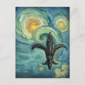 Eine Sternennacht mit Underdog Postkarten (Vorderseite)