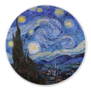 Eine Sternennacht: Saint Remy von Vincent Van Gogh Keramikknauf