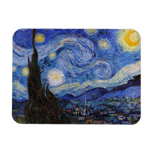 Eine Sternennacht: Saint Remy von Vincent Van Gogh Magnet