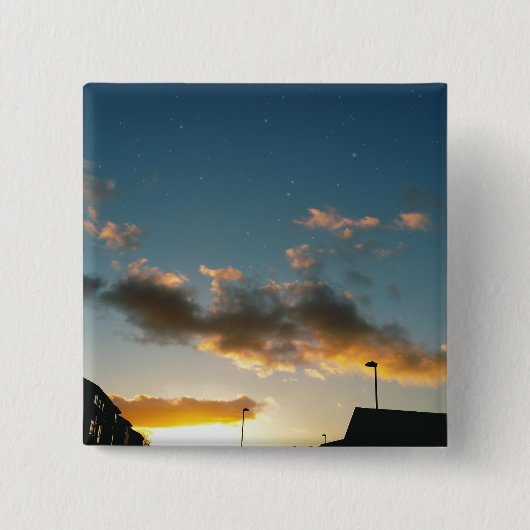 Eine sterngekrönte Straße Button (Vorderseite)