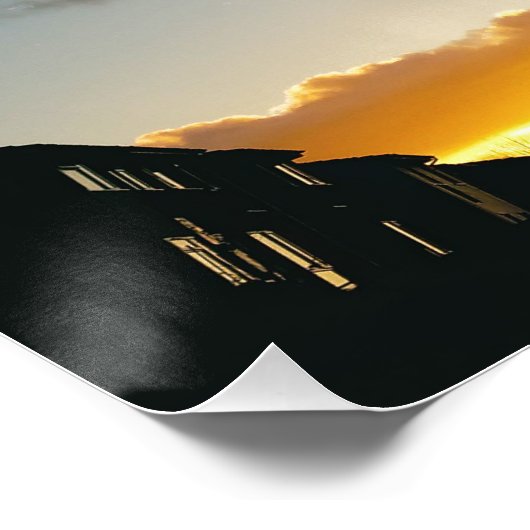 Eine sterngekrönte Straße Poster (Ecke)