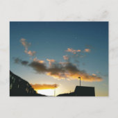 Eine sterngekrönte Straße Postkarte (Vorderseite)