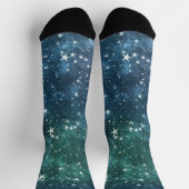 Eine sternvolle Nacht Socken (Oben)