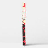 Eine stilisierte Blume, die aus dem Wasser hervorg Case-Mate iPhone Hülle (Rückseite / Links)