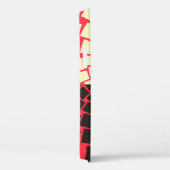 Eine stilisierte Blume, die aus dem Wasser hervorg Case-Mate iPhone Hülle (Rückseite / Rechts)