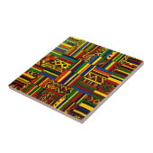Eine stilisierte Interpretation des "Kente"-Drucks Fliese (Seite)