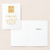 "Eine stille Nacht mit einem Neugeborenen?" Foil H Folienkarte (Anzeige)