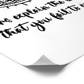 Eine stille Träne. Bereavement-Geschenk. Beileid G Poster (Ecke)