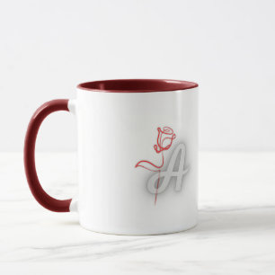Eine stilvolle Tasse in Mädchenfarben. «Personalis