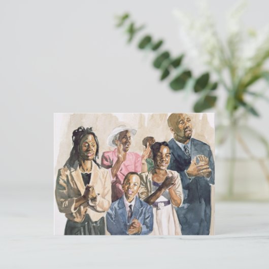 Eine Stimme 2003 Postkarte (Stehend Vorderseite)