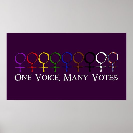 Eine Stimme, viele Stimmen Poster (Vorne)