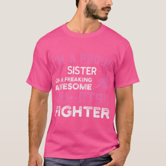 Eine stolze Schwester eines Jiu-Jitsu-Kämpfers Jiu T-Shirt