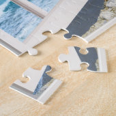 eine Strandlandschaft durch mein Fenster, Puzzle (Seite)