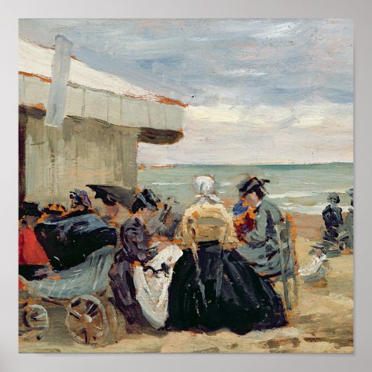 Eine Strandlandschaft Poster (Vorne)