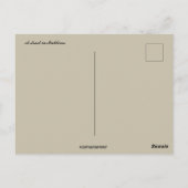 Eine Straße auf den Malediven Postkarte (Rückseite)