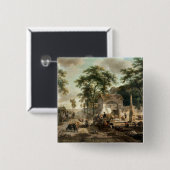 Eine Straße Button (Vorne & Hinten)