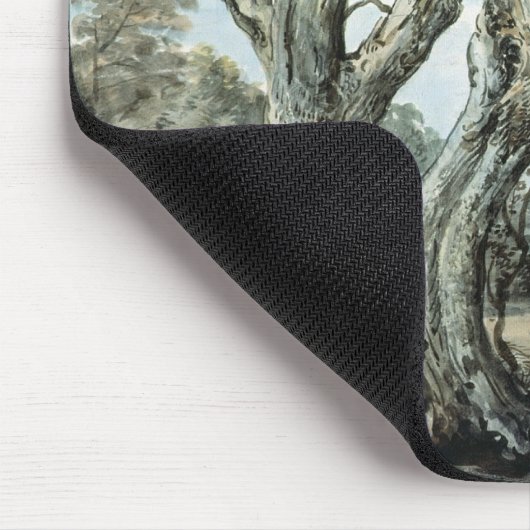 Eine Straße durch Windsor Wald Mousepad (Ecke)