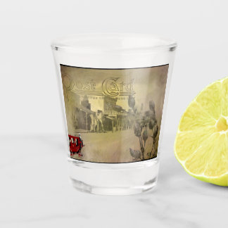 Eine Straße im Grabstein Arizona Schnapsglas