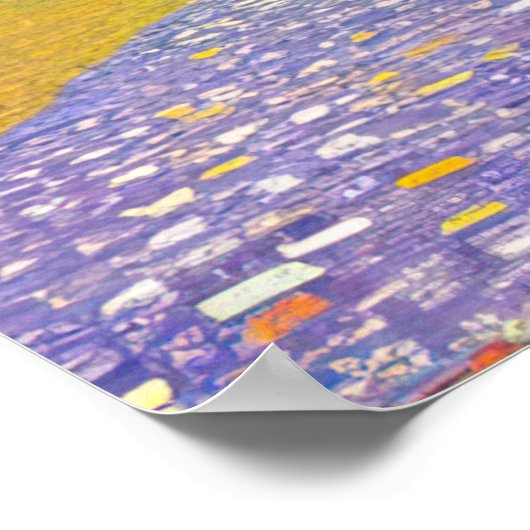 Eine Straße im Herbst Park Poster (Ecke)