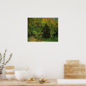 Eine Straße im öffentlichen Garten von Arles Poster (Küche)