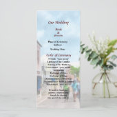 Eine Straße im St. George Bermuda Wedding Program Programm (Stehend Vorderseite)