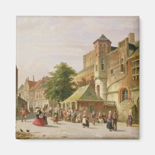 Eine Straße in Amsterdam Magnet (Vorne)