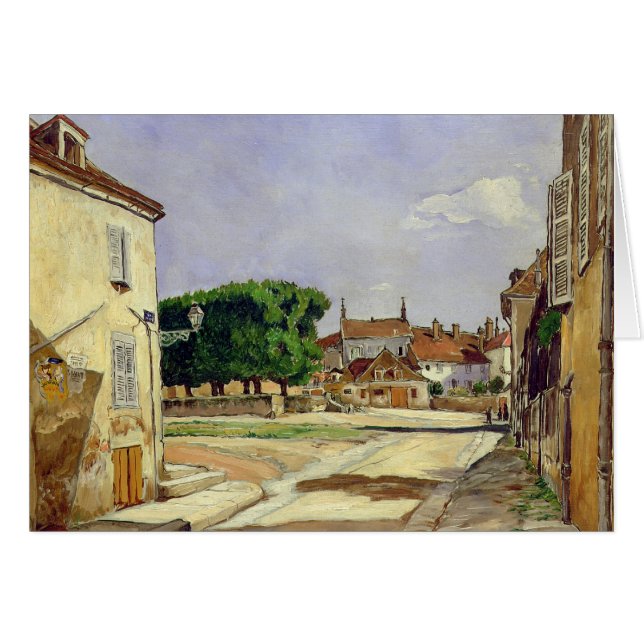Eine Straße in Avallon (Vorderseite (Horizontal))
