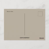 Eine Straße in Chennai, Indien Postkarte (Rückseite)