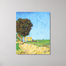 Eine Straße in der Nähe von Arles, Vincent van Gog Leinwanddruck