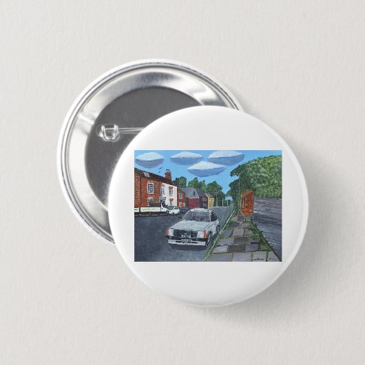 Eine Straße in Derby Button (Vorne & Hinten)