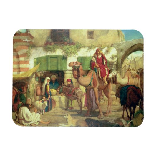 Eine Straße in Jerusalem, 1867 Magnet (Horizontal)