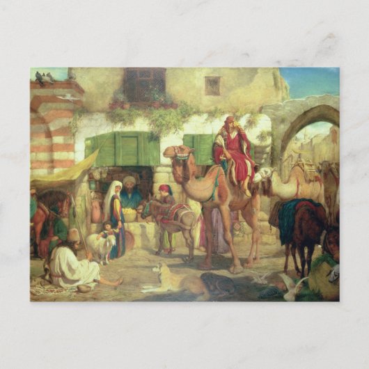 Eine Straße in Jerusalem, 1867 Postkarte (Vorderseite)
