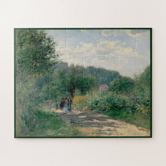 Eine Straße in Louvecienne von Auguste Renoir Puzzle (Horizontal)