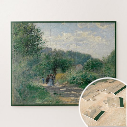 Eine Straße in Louvecienne von Auguste Renoir Puzzle