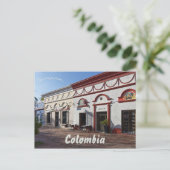 Eine Straße in Santa Marta Kolumbien Postkarte (Stehend Vorderseite)