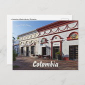 Eine Straße in Santa Marta Kolumbien Postkarte (Vorne/Hinten)