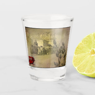 Eine Straße in Tombstone Arizona Schnapsglas