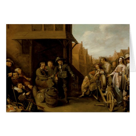 Eine Straße mit Knife Grinder von Jacob Duck (Vorderseite (Horizontal))