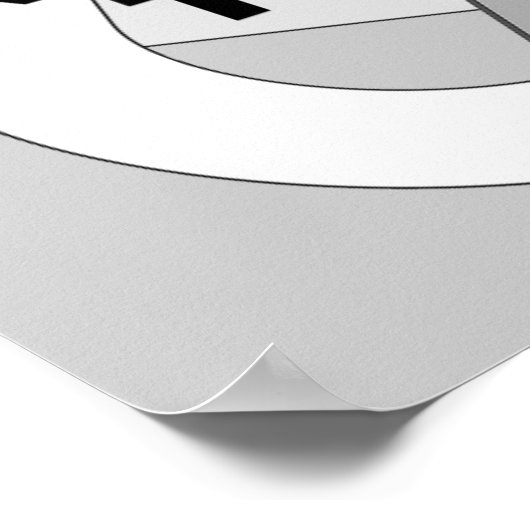 Eine Straße Poster (Ecke)