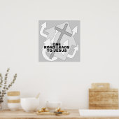 Eine Straße Poster (Küche)