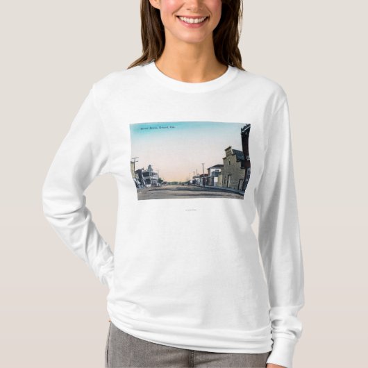 Eine Straße SceneOrland, CA T-Shirt (Vorderseite)