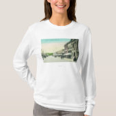 Eine Straße SceneRedwood Stadt, CA T-Shirt (Vorderseite)