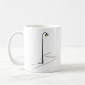 Eine Straße und eine Lampe Kaffeetasse (Links)