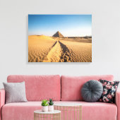Eine Straße zur Pyramide Leinwanddruck (Insitu (Wohnzimmer))
