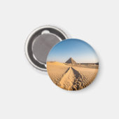 Eine Straße zur Pyramide Magnet (Vorderseite/Rückseite)